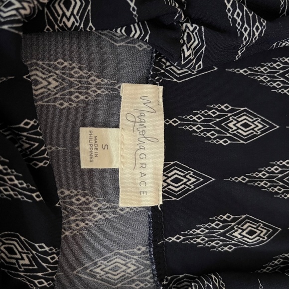 Magnolia Grace Concord Knit Size Small Navy Maxi Skirt - Picture 5 of 5